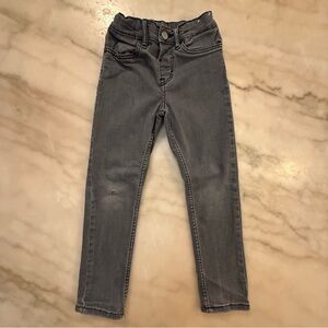 H&M kids charcoal gray jeans size 6